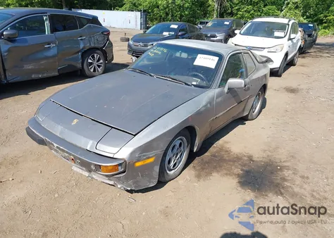 1986 Porsche 944 из США, поврежденный, VIN WP0AA0949GN457314